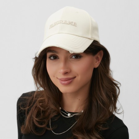 Cap "Panorama" minku, milk color, size 58