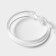 A set of hooks for curtains, d = 5.5 cm, 12 pcs, transparent