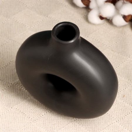 Kashpo - Vase "Lind" Black, 21x17x7cm-4