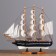 The ship Souvenir medium "Freya", the sides are blue, 33x31x5 cm, mix