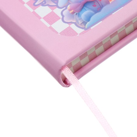 Notebook Gift Book 96l, line, with a knife, cut with a pattern of the cover, anime (12.9x9cm) 10539-5