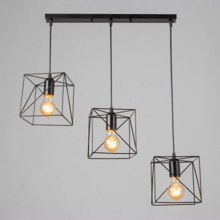 Lamp "Square" 3he27 40W 50x15x15-104 cm-1