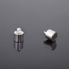 Castle Container Magnetic 16 × 6 mm, D loops = 1.5 mm (set 3 pcs.), The color of the steel
