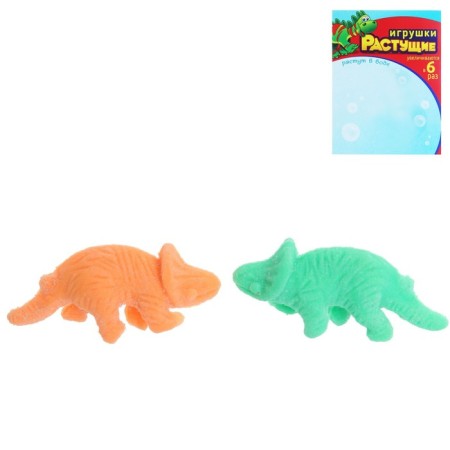 Children's set for experiments "Growing animals. Dinosaurs ", set 2 pcs., Mix-1