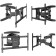 Black Black 40 "-75" Max. 45.5kg, wall turn and slope