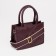 Bag Women's Tout with zipper, burgundy color