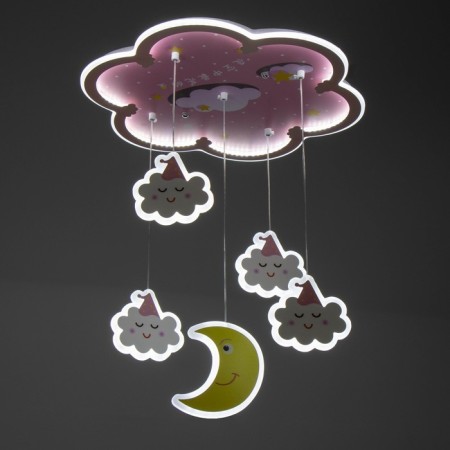 Cauline "Cloud" LED 48W 4000K pink 47x47x68 cm Bayerlux-3