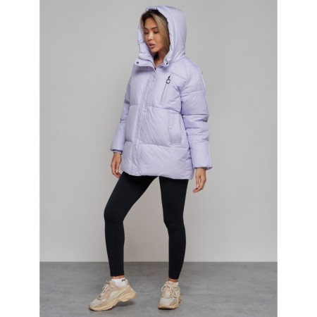 Winter jacket, size 48, purple color-6