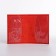 Cover for passport, red color