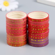 Glue tape Persian Persian Persian set 20 pcs width. 0.5 cm dl. 2 m 4x10 cm
