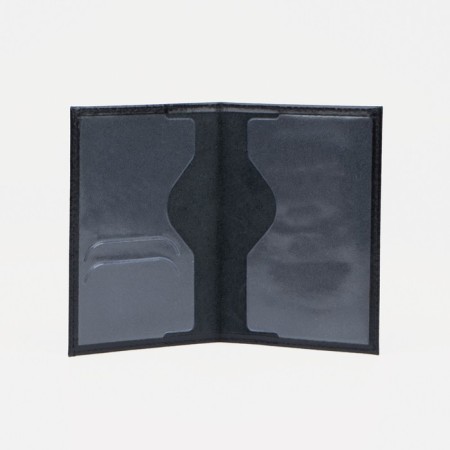 Passport cover, embossing, black color-2