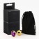 Anal traffic jam-hoods, gold, dark purple crystal, d = 27 mm