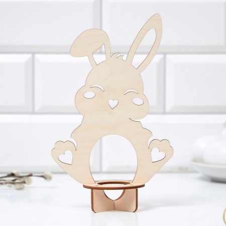The stand for 1 egg “Rabbit”, 12.8 x 20.6 x 6.5 cm.-4