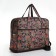 Road bag with lightning, with an increase, a long belt, black color/multi -colored