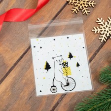 BOPP package with sticky tape, 