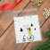 BOPP package with sticky tape, "New Year courier", 10 x 11 cm
