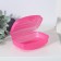 Road soap dish with a lid, 10 × 7 × 4.5cm, color mix