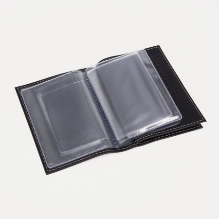 Cover for auto documents and passports, black color-2