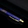 Metal handle automatic "Coat of arms", blue paste 1.0 mm
