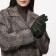 Gloves are female, dimensionless, without insulation, khaki color