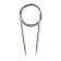 Circular knitting needles, brass 100 cm/ 7.0 mm