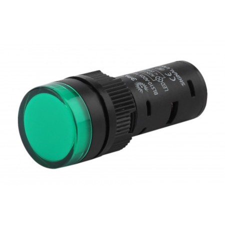 BLS10-DDS-230-K06-16E ERA lamp AD16DS LED METHER D16 mm, green 230V AC