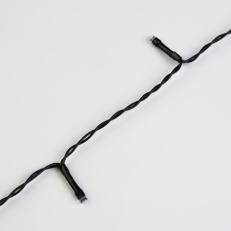 Girlyand "Thread" 5 m, IP44, dark thread, 50 LED, glow yellow/aquamarine, 2 modes, solar battery-4