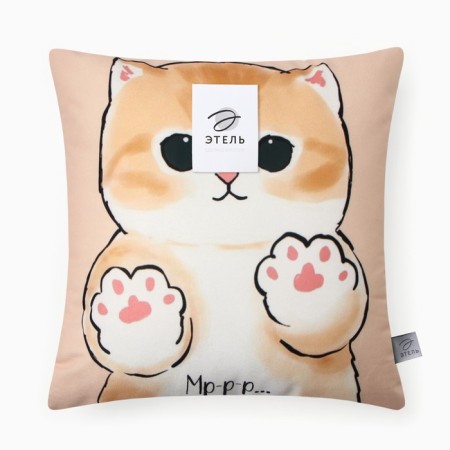 Pillow Ethel "Soft legs" 40x40 cm, velor, 100% p/e-3