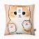 Pillow Ethel "Soft legs" 40x40 cm, velor, 100% p/e