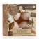 Gift set of cosmetics, bathtub bombs 4 x 40 g, chocolate aroma, beauty pantry