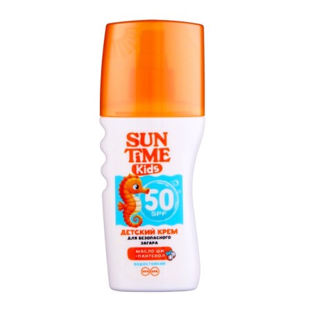 Children's cream for safe tanning Sun Time Kids SPF 50, 150 ml