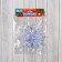 Decoration Christmas tree "Star of Happiness" 11x11 cm, purple overflow