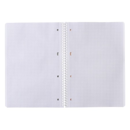 A4 notebook, 96 sheets in a cage on the crest of "Smeal", cover coated cardboard, OFSET block, mix