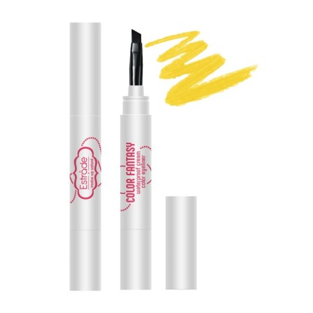 Eye eyeliner Estrade color fantasy, waterproof, cream, tone 02 yellow