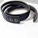 Unisex Bracelet "Carved", black color with black silver, 44 cm