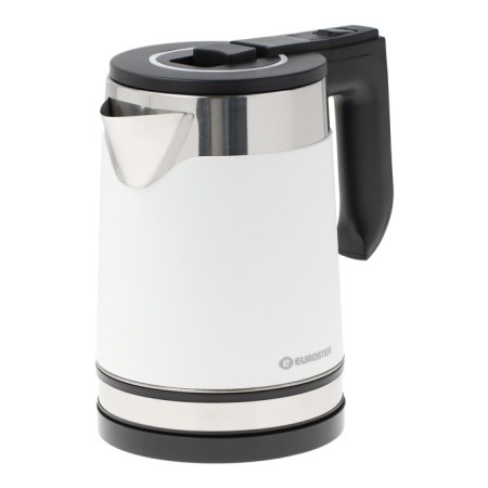 Electric kettle eurostek eek-2024, plastic, fire, 1.8 l, 1500 watts, white