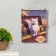 Key closed "Happiness to the house!" cat, house, 17x22x6 cm