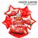Set of foil balls "Happy Birthday", Cars