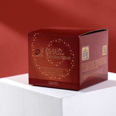 Restoring cream with mucin Snail Jigott Snail Reparing Cream, 100 g-3