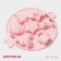 Baking uniform "New Year", silicone, 23 × 23 × 2.3 cm, 7 cells, pink color