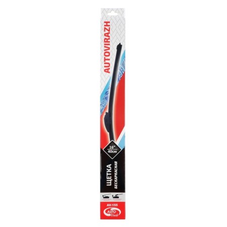 Autovirazh wiper brush "AV-155Y", 16 "/400 mm, frameless, AV-001615