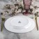 Porcelain dining porcelain Wilmax Stella Pro, D = 28 cm, white color