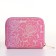 Women's wallet with lightning, pink color