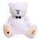 Soft toy "Bear Deddy", white color, 130 cm