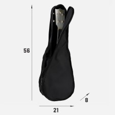 Soprano, Black, Black, 59 x 21 cm Up