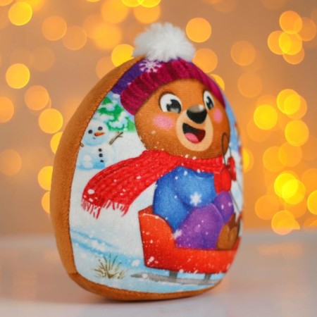 Soft toy "New Year", bear cub-1
