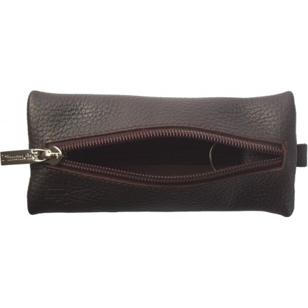 Key of zipper, length 15 cm, brown color-1