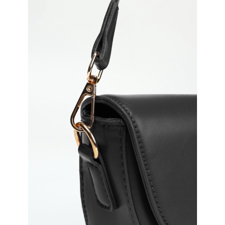 Bag Women's Messenger with Lightning, Black Color-4