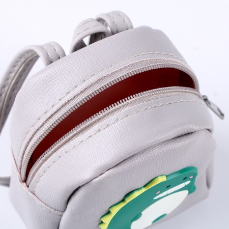 Dinosaurus doll bag, beige color-5