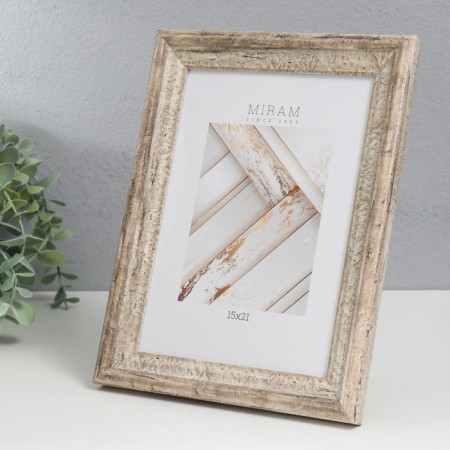 Photo frame Plastic "Mira" 15x21 cm, 642643-6 (plastic screen)-1
